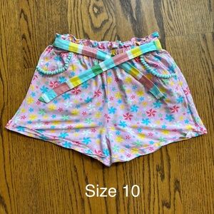 NWT Girls MATILDA JANE size 10 SHORTS Pinwheel PINK NEW
